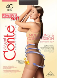 CONTE ACTIVE SOFT 40 Колготки женские,3,nero - фото