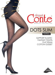 CONTE DOTS SLIM Колготки в точку с утягивающими шортиками, 3 - фото